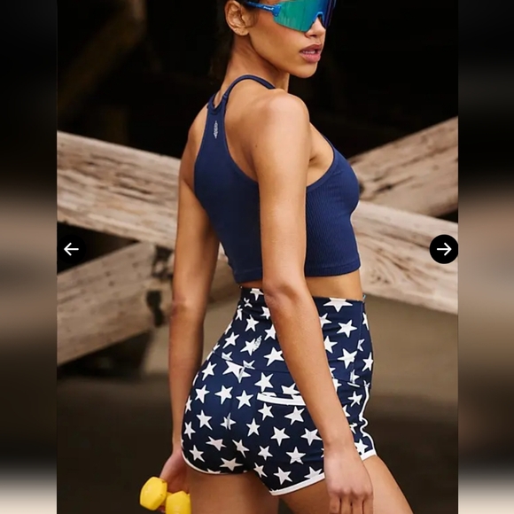 FP Movement Island Time Printed Shorts Star Combo Womens MED - Picture 2 of 7